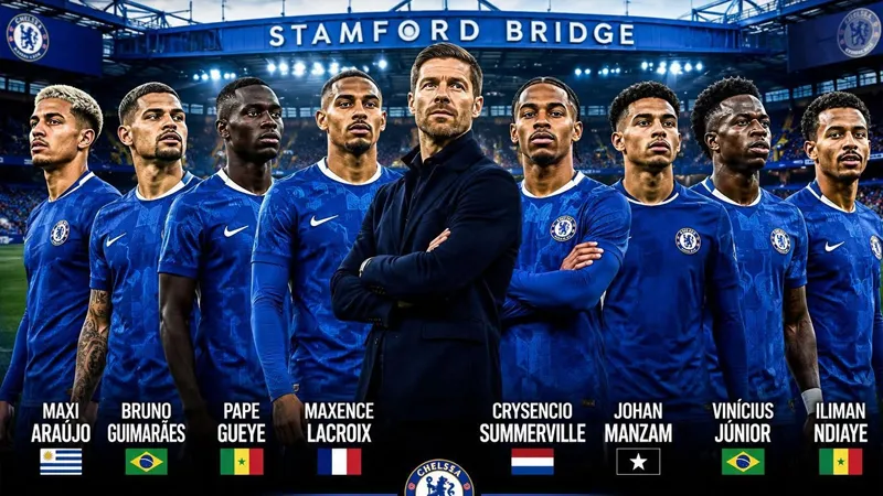 Chuyển nhượng Chelsea hè 2026- Cuộc trẻ hóa toàn diện của Xabi Alonso