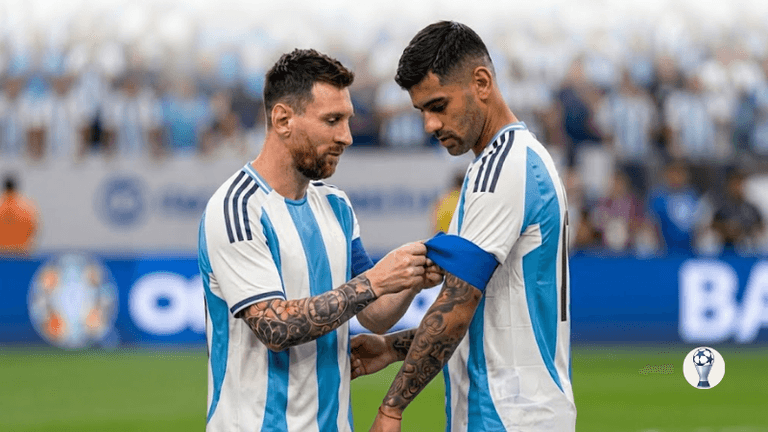 Messi trao băng đội trưởng cho trung vệ Romero